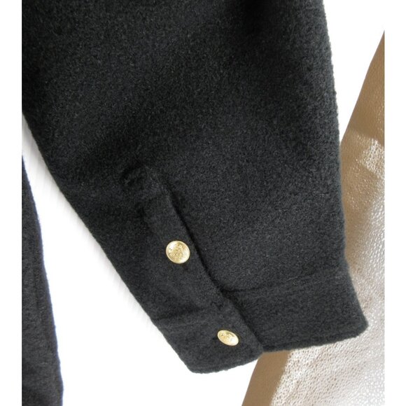 J Crew Jacket 3X Plus Boucle Barn Chore Coat Gold Buttons Preppy NEW - Picture 3 of 11